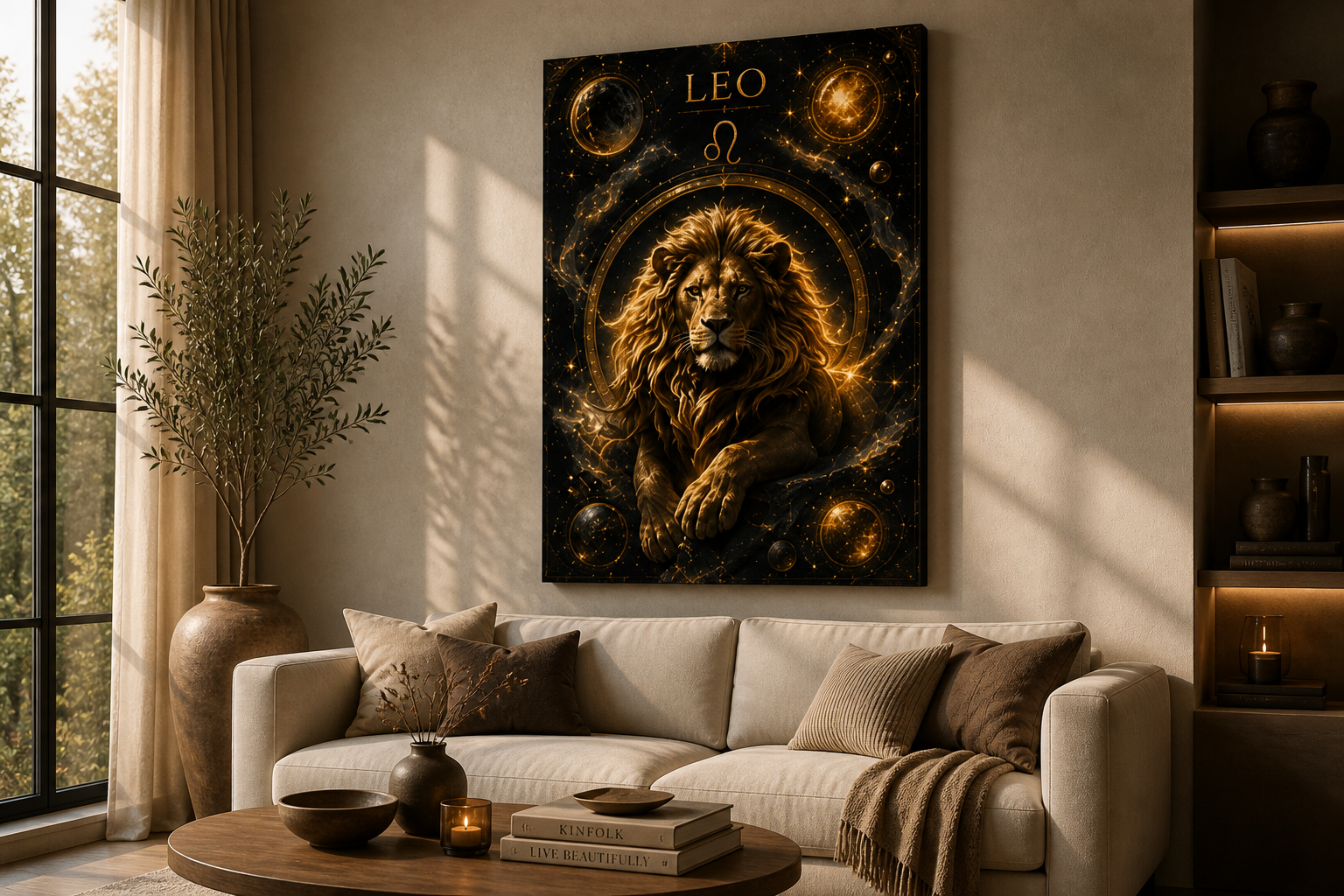 Sztuka ścienna Mandala Ayni Art